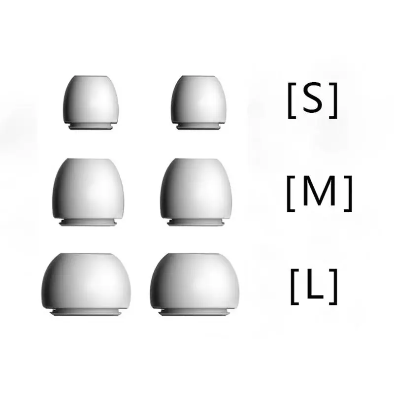หูฟังไร้สายบลูทูธ3คู่, ซิลิโคนสำหรับครอบหูจุกหูฟังอินเอียร์