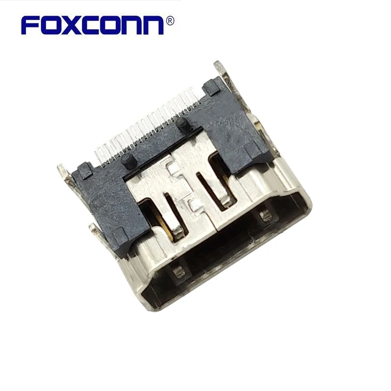 Foxconn QJ5119L-NT01-7H-W 19P 짧은 바디 SMT 더블 포지셔닝 열 HDMI 매트릭스