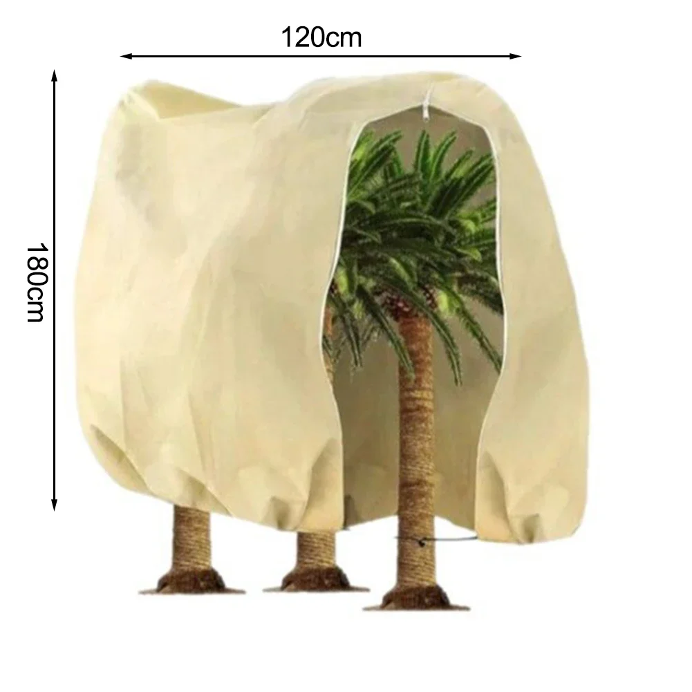 

Drawstring Plant Cover Frost Protection Case Easy To Install Maximum Coverage Protection Multi Functional Design