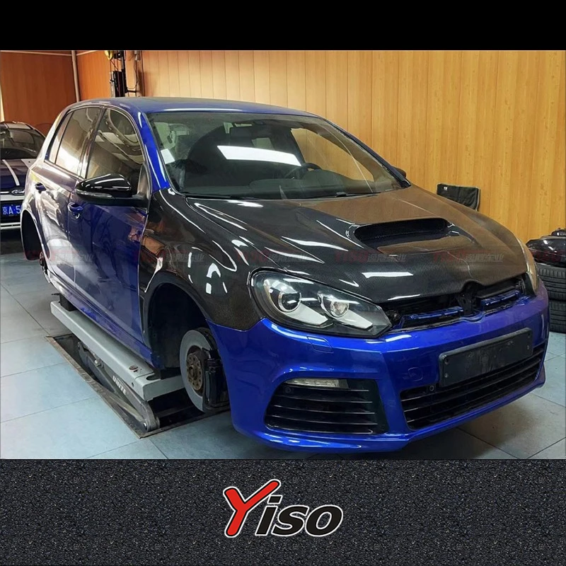 FOR VW GOLF 6 GTI R20 R Volkswagen GOLF 6 GTI R20 R Modified Carbon fiber Yiso HOOD