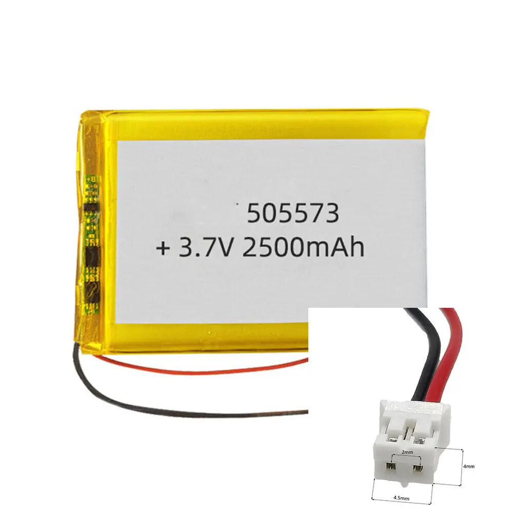 Rechargeable 3.7V 2500Mah 505573 Lithium Polymer Ion Battery For MP479 TABLET MP3 GPS CAMERA POWER BANK CHARGING TREASURE POWER