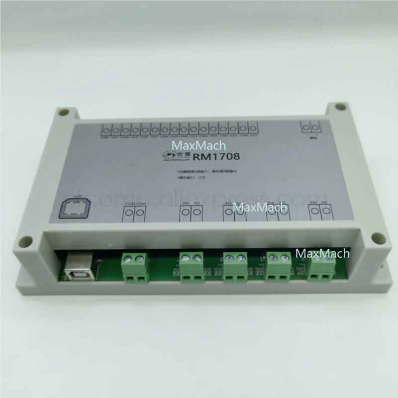 USB إلى وحدة IO الرقمية التبديل Optocoupler عزل الترانزستور أو التتابع لنظام التشغيل Windows Linux Android C #   بيثون جافا لاب فيو