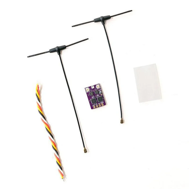 ABSQ-ELRS Ricevitore di diversità 2.4G con doppia antenna RX Protocollo TCXO CRSF integrato per FPV Freestyle RC Racing Drone a lungo raggio