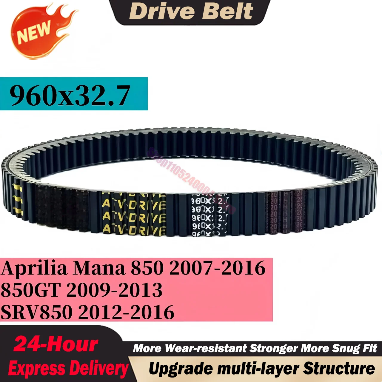 For Aprilia Mana 850 2007-2016 850GT 2009-2013 SRV850 2012-2016 For Gilera GP800 GP Centenario 800 Drive Belt