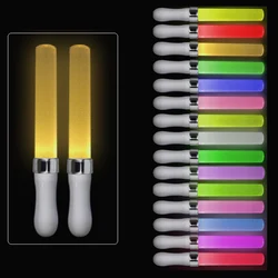 LED Fluorescent Sticks Wand, Emergency Safety Glowsticks, Flashing Lights for Concert, Music Party Supply, 15 Colors, 3W, 10 PCs