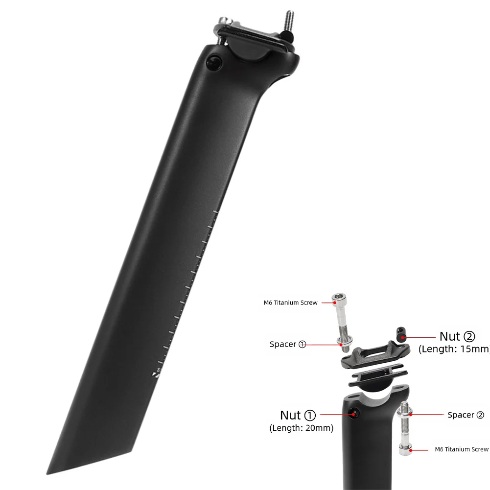 

Подседельный штырь 165 г, полностью карбоновый подседельный штырь, зажим из алюминиевого сплава, удобный опыт езды, простая установка, велосипедная бутылка для воды