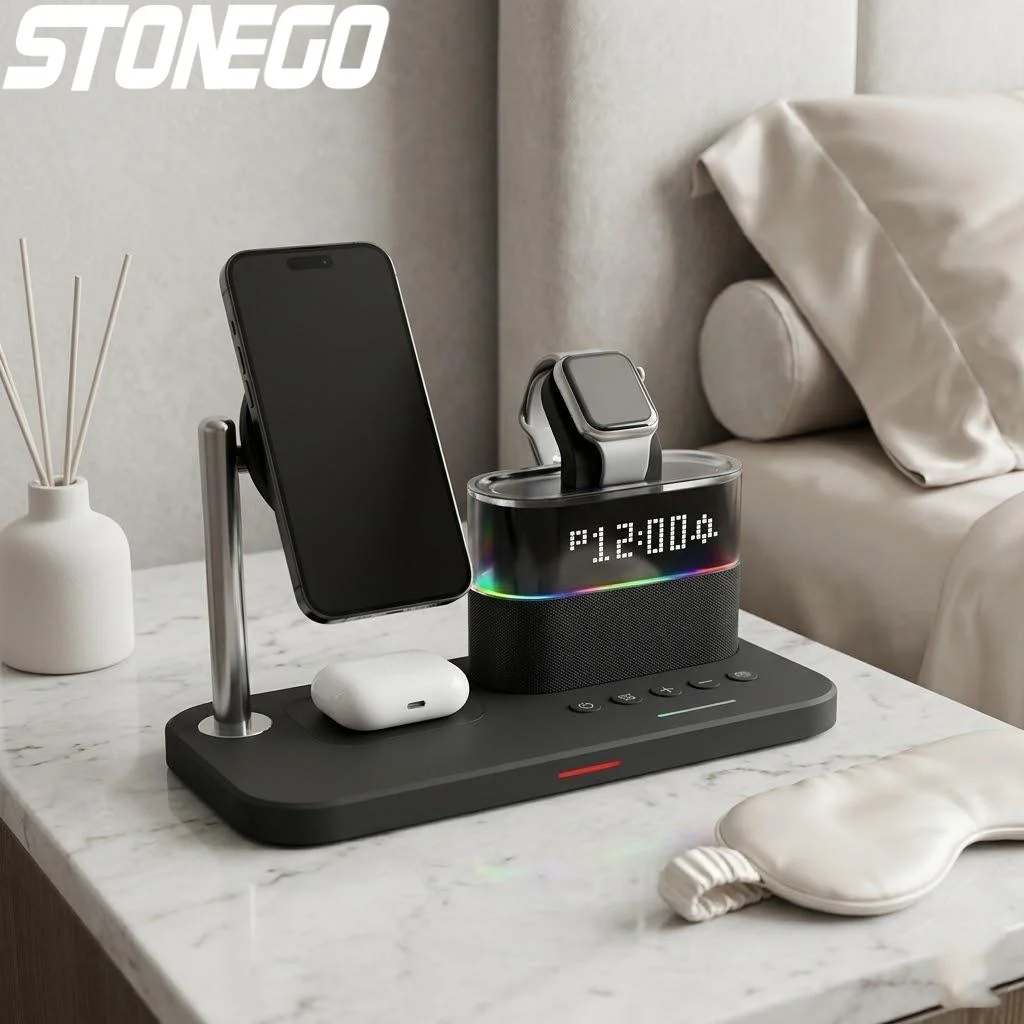 chargeur-sans-fil-5-en-1-15w-pour-iphone-airpods-samsung-galaxy-station-de-charge-magnetique-avec-horloge