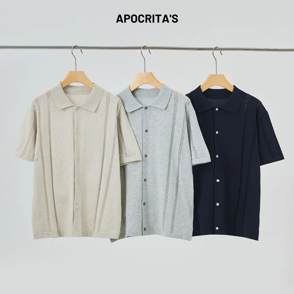 

Men's ort Sve Knitted Open Cardigan Loose Casual irt Breathable Hollow out Design Summer Faion Sensation