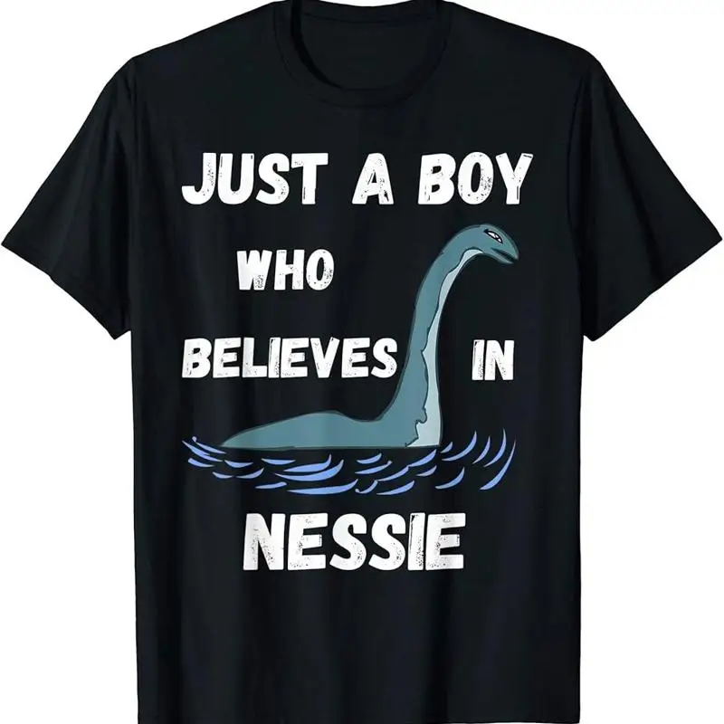 مجرد صبي يؤمن في تي شيرت Nessie Loch Ness Cryptid