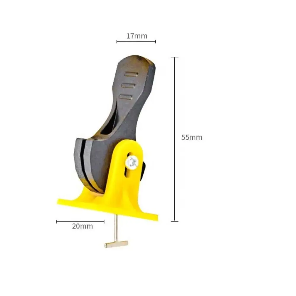50 pçs portátil reutilizável dispositivo de nivelamento de telha push-tipo manual clipe de posicionamento de telha multifuncional durável ferramenta de levantamento de telha