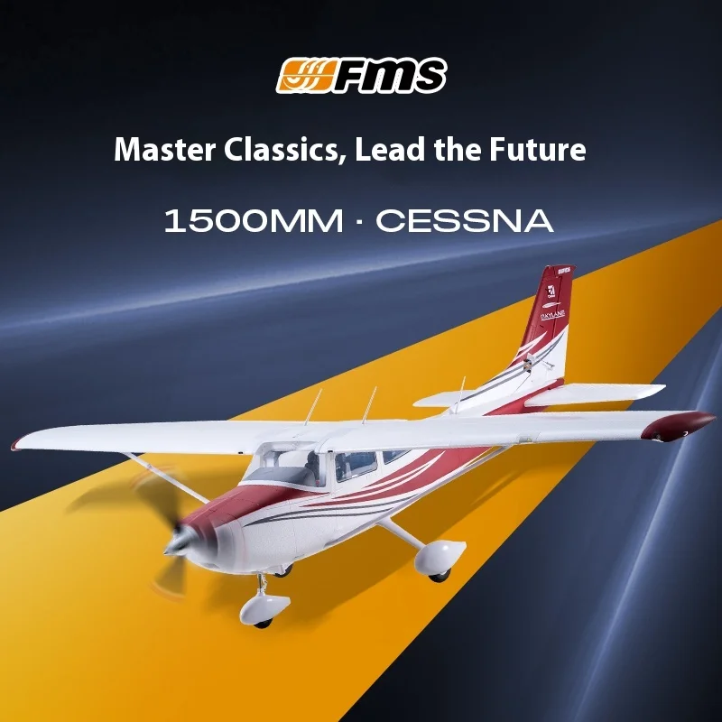 

Fms1500 мм Cessna 182, тренировочный самолет, электрическая модель с дистанционным управлением, модель самолета с фиксированным крылом, уличный радиоуправляемый самолет, игрушка в подарок