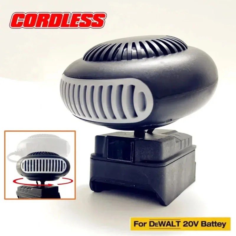 

Подходит для DeWALT 20 В, аккумулятор, беспроводной автомобильный обогреватель, электрический вентилятор теплого воздуха, вентилятор, обогреватель лобового стекла, размораживатель, электроинструменты