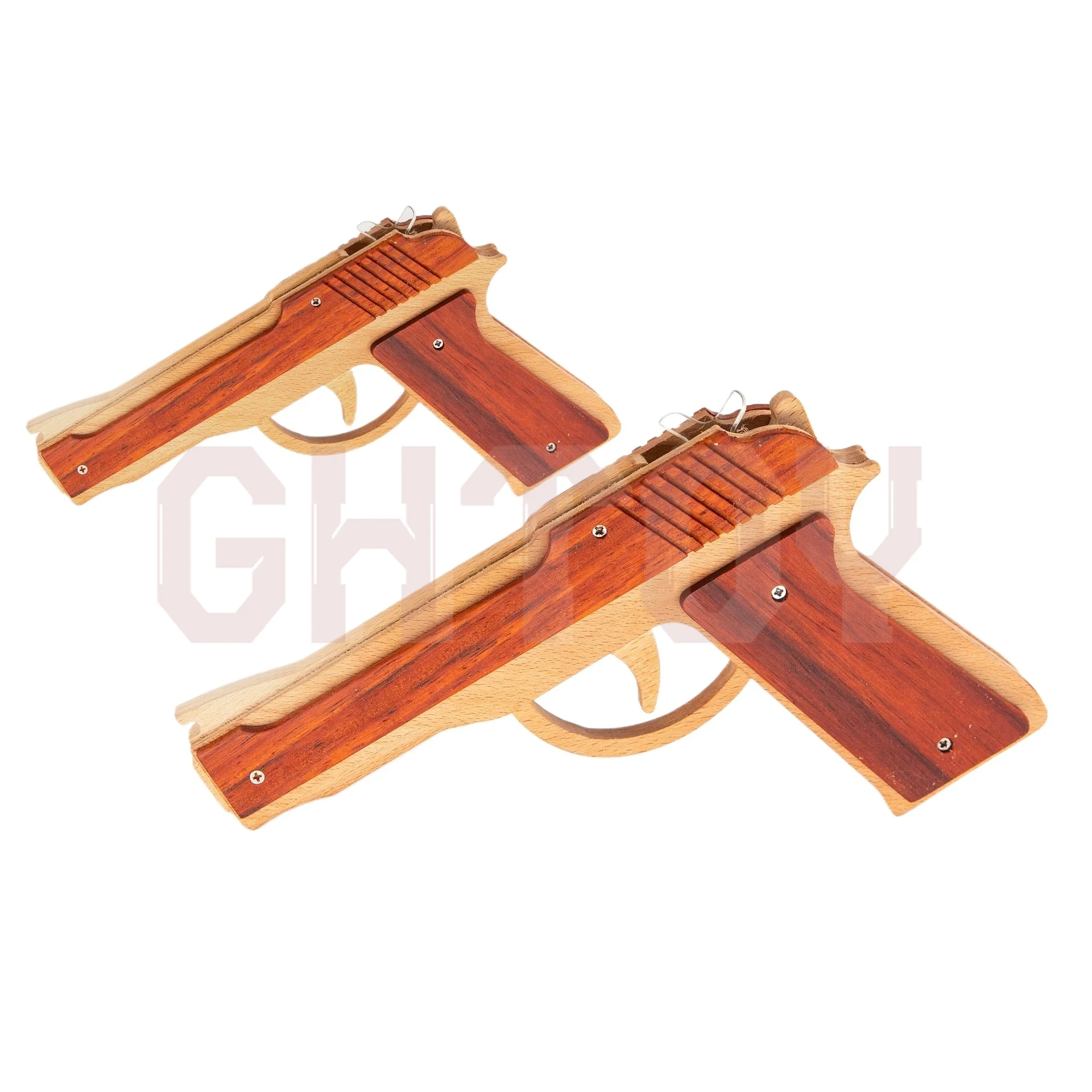 

15.5cm Woodcraft M9 Guns Weapons Model Cosplay Props High Quality Desktop Display Ornaments Collection Birthday Gift for Boy