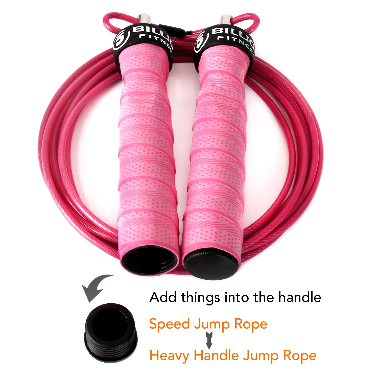 Adjustable Steel Wire Bearing Racing Skip Rope Non-slip Absorbent Belt Sports Competition Household Fitness Exercise Supplies