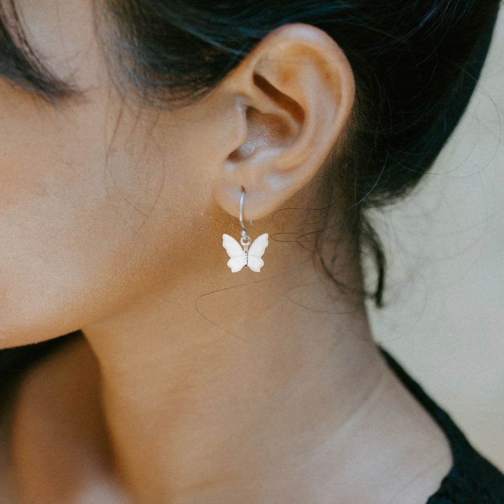 

100 шт., простой дизайн, подвески в виде бабочек, ожерелье «сделай сам», браслет, серьги, подарок для друзей, любителей, семейный кулон в виде бабочек