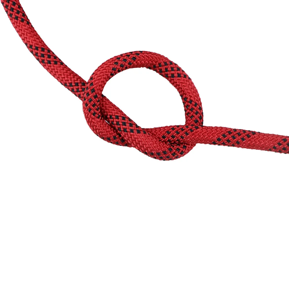 High Strength 3520lbs 3/8 Inch Polyester Rope 100Ft Red-Black-for Tree Climbing Rigging, Arborist