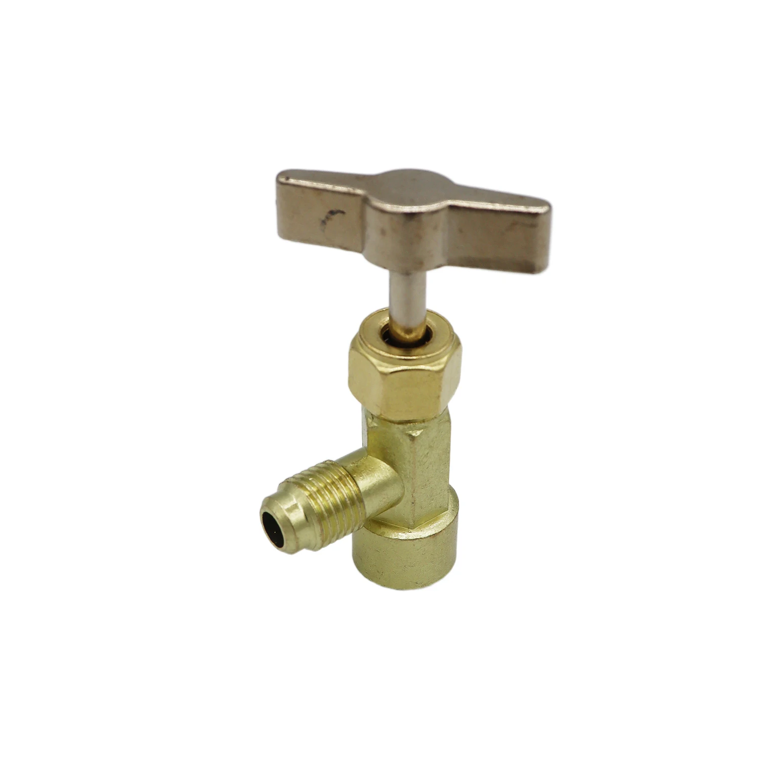 1/4 Thread Adapter R-134a Refrigerant Can Dispensing Bottle Tap Opener Valve 60*35mm Car Air Conditioner Auto Car Accessories