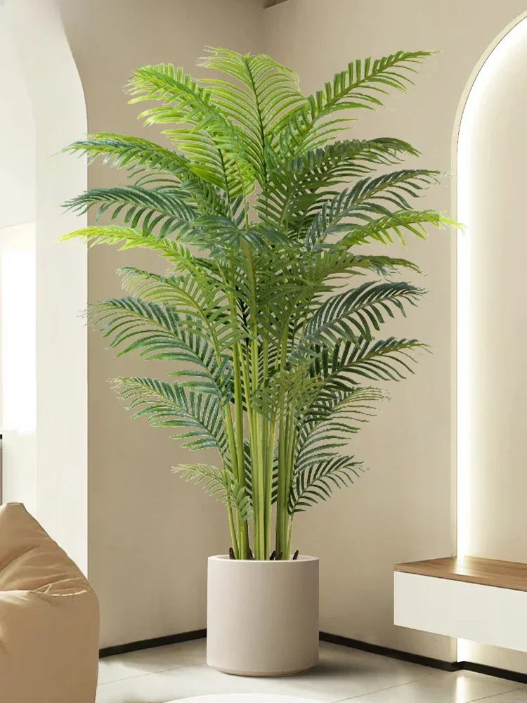 Gesimuleerde Groene Planten, Potplanten Binnenshuis, Groot Biomimetisch Licht Luxe Woonkamerdecoratie, Vloerdecoraties