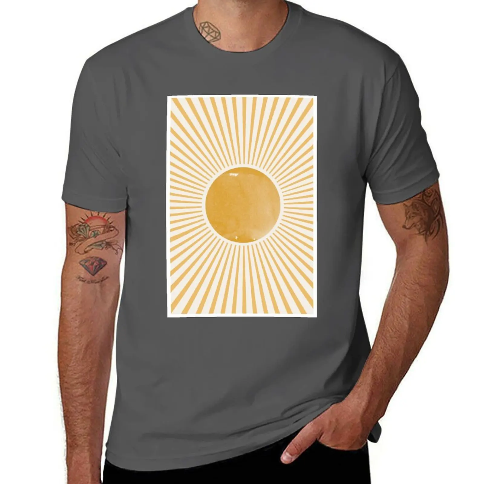Retro Century Sun Mid Modern T-Shirt UV Sun Protection Tee Shirt