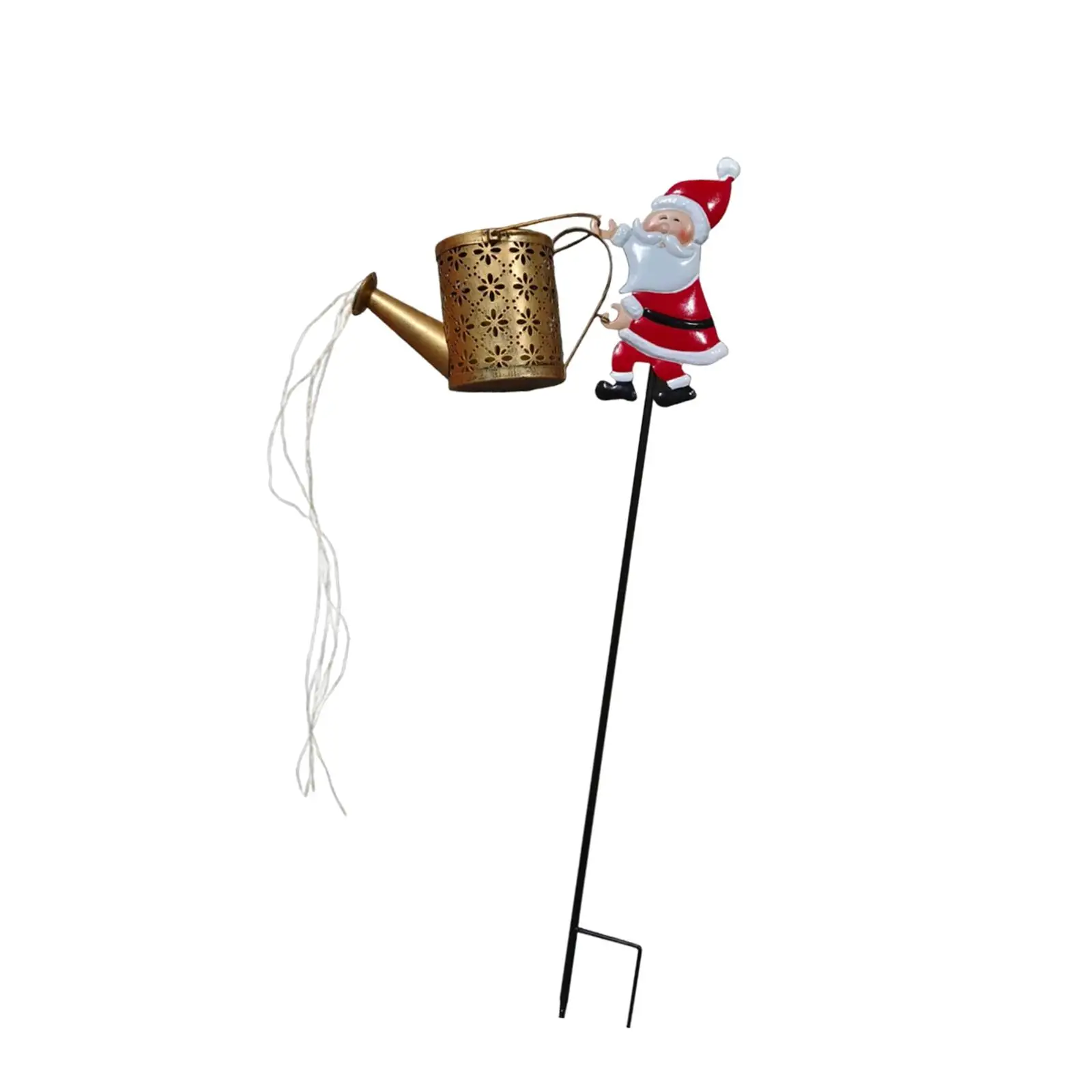 Solar Watering Can Light Iron Lawn Decorative Fairy String Light Christmas Lantern for Outdoor Garden Decor