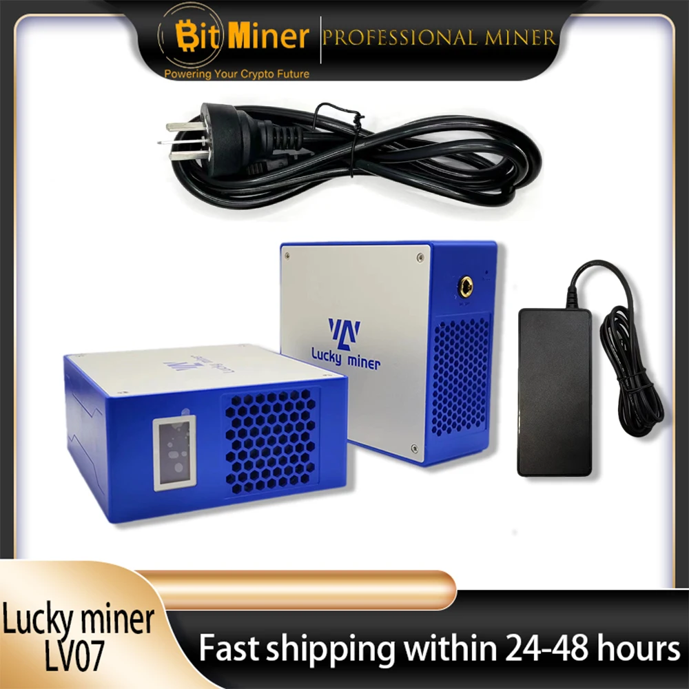 Bitcoin Miner Lucky Miner LV07 Последняя модель bitaxe ultra Solo Miner WiFi 1TH/S Криптомайнер BTC Miner и т. д. Майнер Ethereum Miner