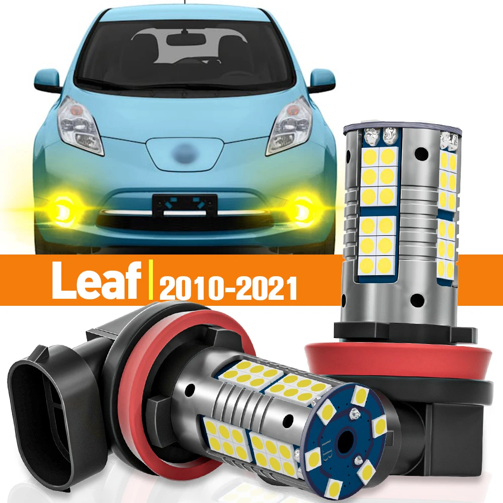 

2pcs LED Fog Light For Nissan Leaf ZE0 ZE1 2010-2021 2011 2012 2013 2014 2015 2016 2017 2018 2019 Accessories Canbus Lamp