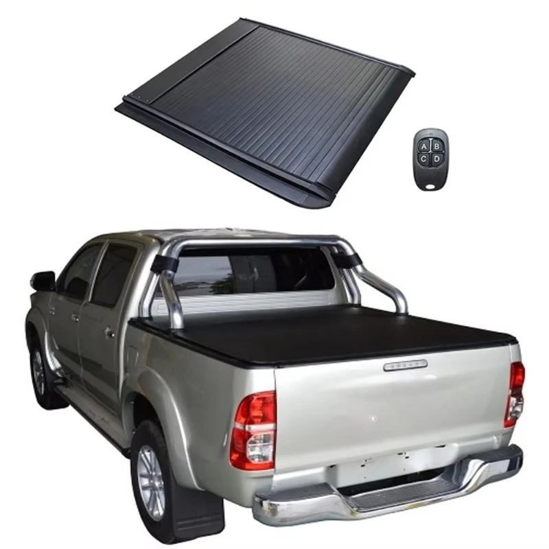 

Electric Retractable Tonneau Cover for Hilux Vigo & Vero - Automatic Pickup Truck Bed Covers, Hard Rolling Truck Bed Cover