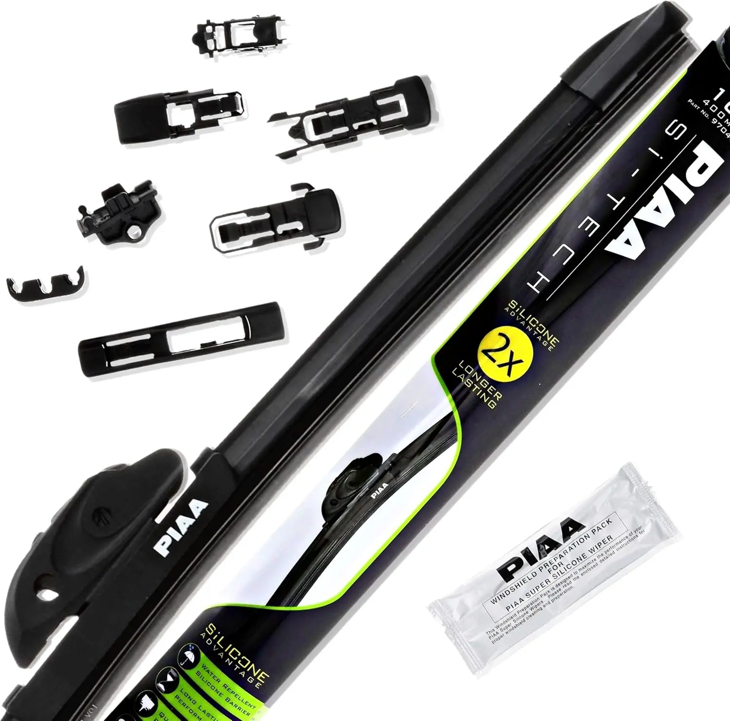 

Si-Tech Silicone Wiper Blade 22-Inch (550mm), Premium All-Season OEM Windshield Wiper Replacement, Streak-Free & Quiet