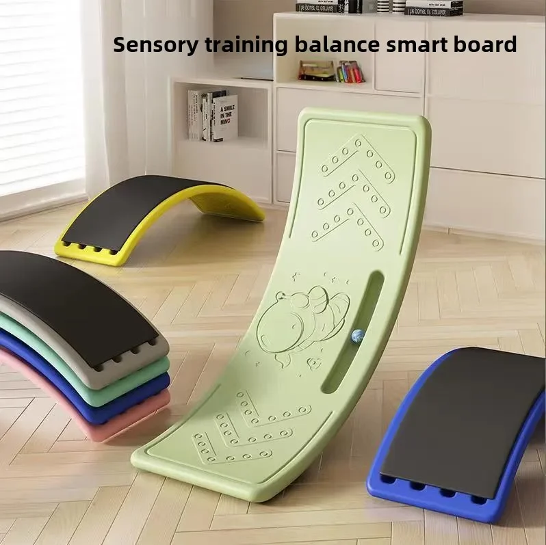 

Seesaw Children's indoor smart board Balance board Sensory integration training equipment Household concentration bending board