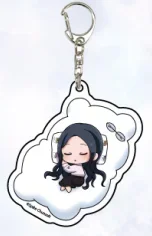 Anime Enoshima Junko Chihiro Fujisaki Ikusaba Mukuro Keychain Doll Acrylic Keyring Pendant for Gift