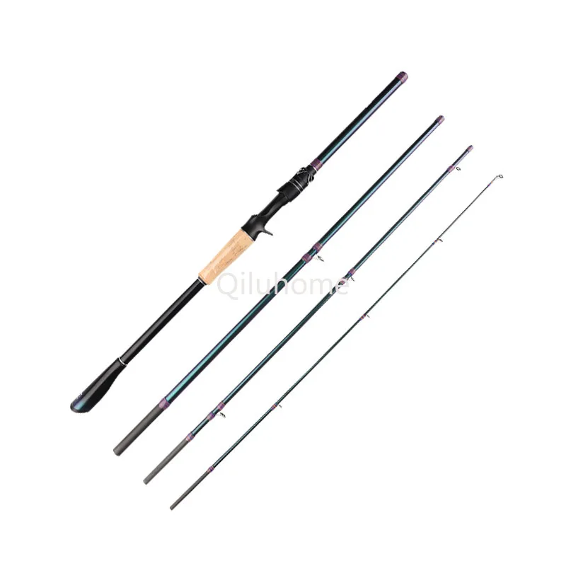 Portable Lure Rod Rod Universal Snakehead Rod Micro-Object Lei Qiang Variable Joint Four Straight Handle Pikestaff Travel