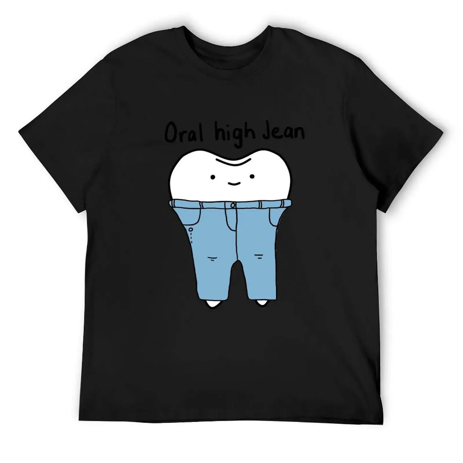 

Oral high jean T-Shirt boys animal print Clothing oversizeds cotton t shirt men