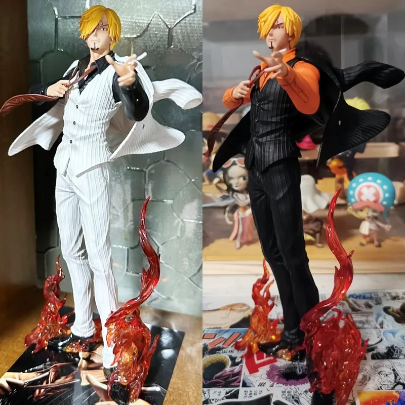 One Piece Sanji Straw Hat Group Resonance Gk Anime Figure Statue Doll Pvc Action Figurine Desktop Collection Ornament Model Toys