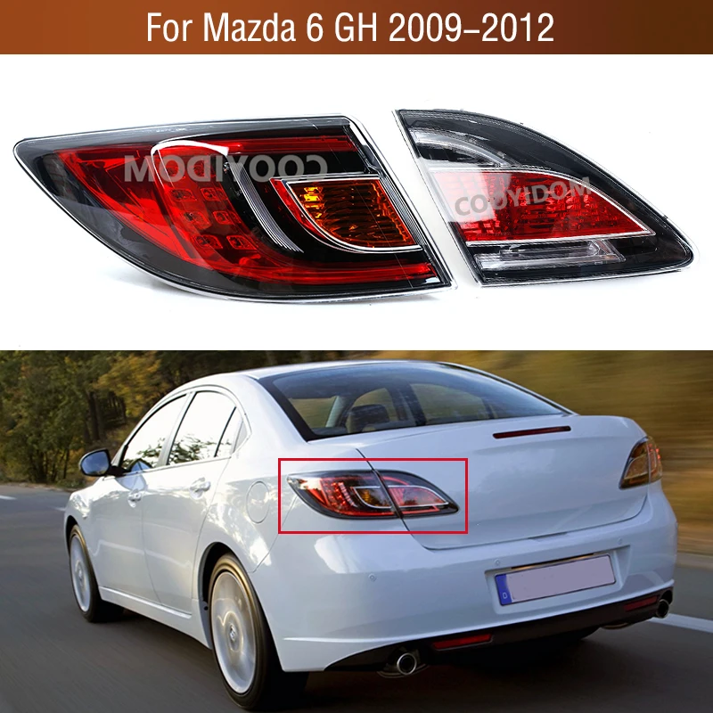 

Car Rear Bumper Tail Lamp Brake Stop Reverse Light Taillight Taillamp For Mazda 6 GH 2009 2010 2011 2012
