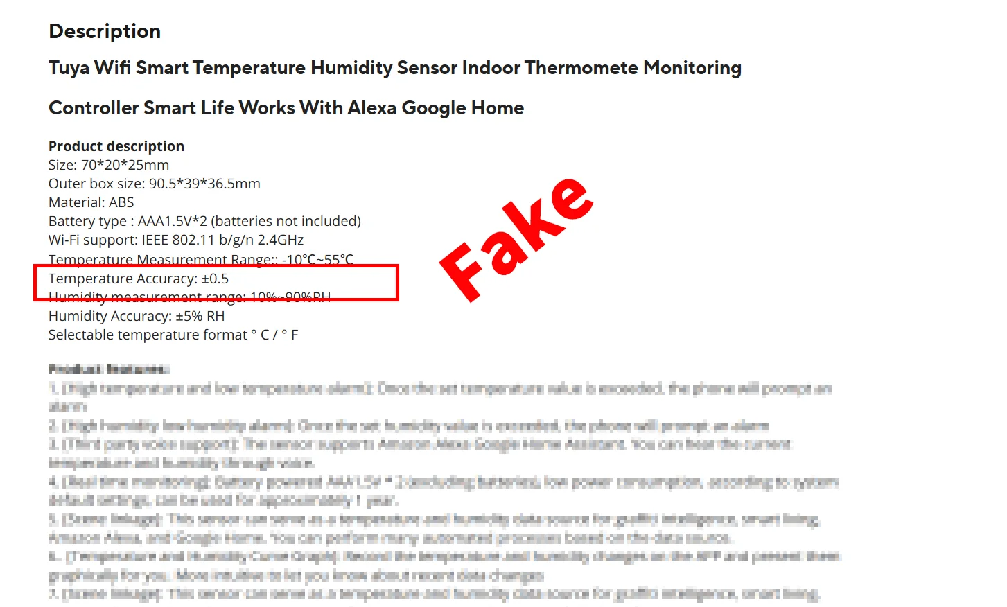 Zigbee 3.0 Temperatur- und Luftfeuchtigkeitssensor. Zigbee-Hub erforderlich. Funktioniert mit Home Assistant, Yandex, Alexa, ZHA, Zigbee2MQTT. – Detail 4
