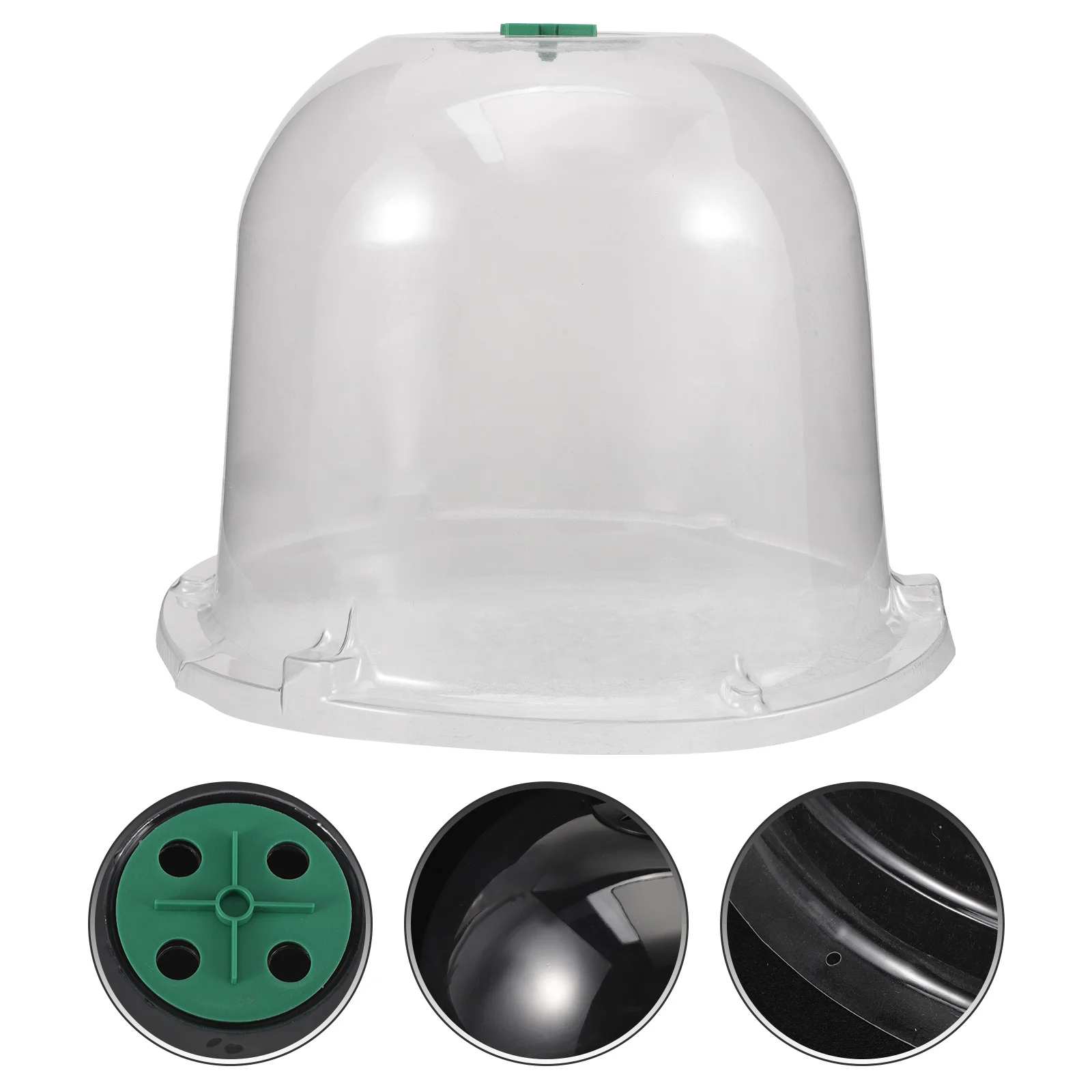 

Garden Cloche Dome Durable Plant Protector Frost Protection Breathable Adjustable Vent Plant Nursery Cover Vegetable Garden
