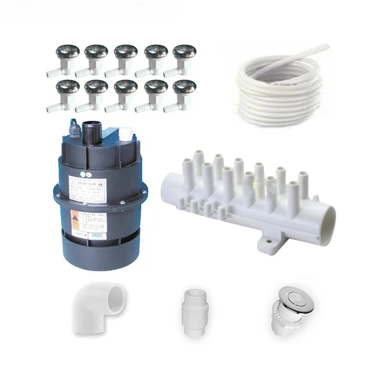 2024 New Hot Tub Bubble System Bathtub Whirlpool Air Massage Jet Kit Hot Tub Bubble System