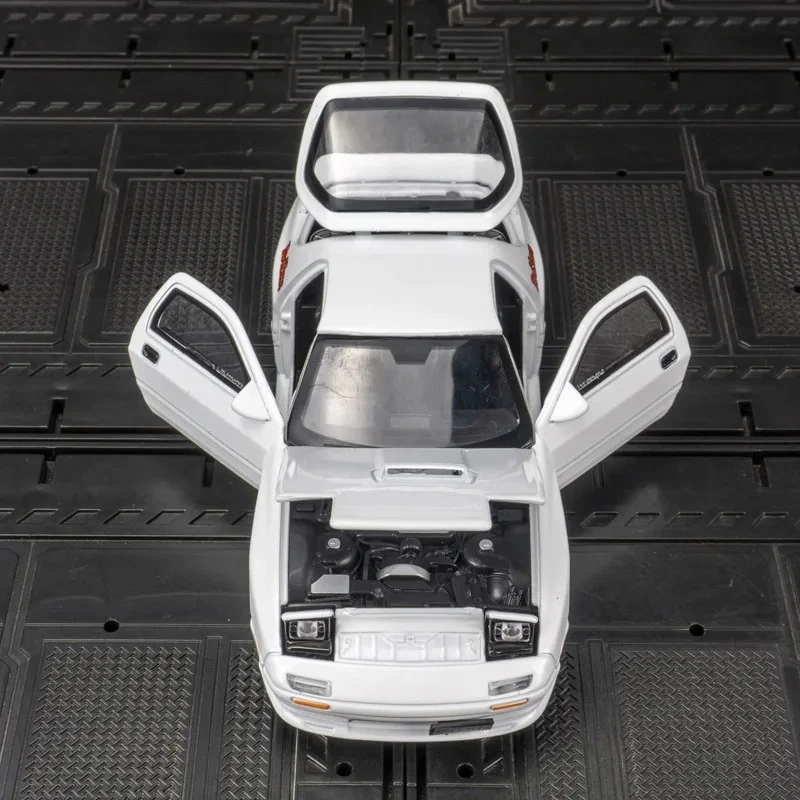 Pour 1:32 échelle RX7 alliage moulé sous pression modèles de voiture jouet avec son lumière retirer modèle voiture jouets pour enfants anniversaire cadeaux à collectionner
