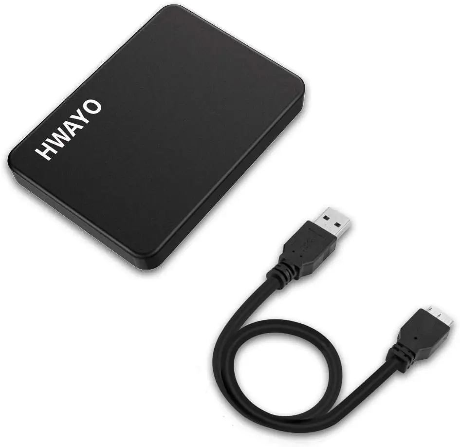 1TB Portable External Hard Drive Ultra Slim USB 3.0 HDD Storage for PC, Laptop, MacBook, Xbox One - Fast Data Transfer and