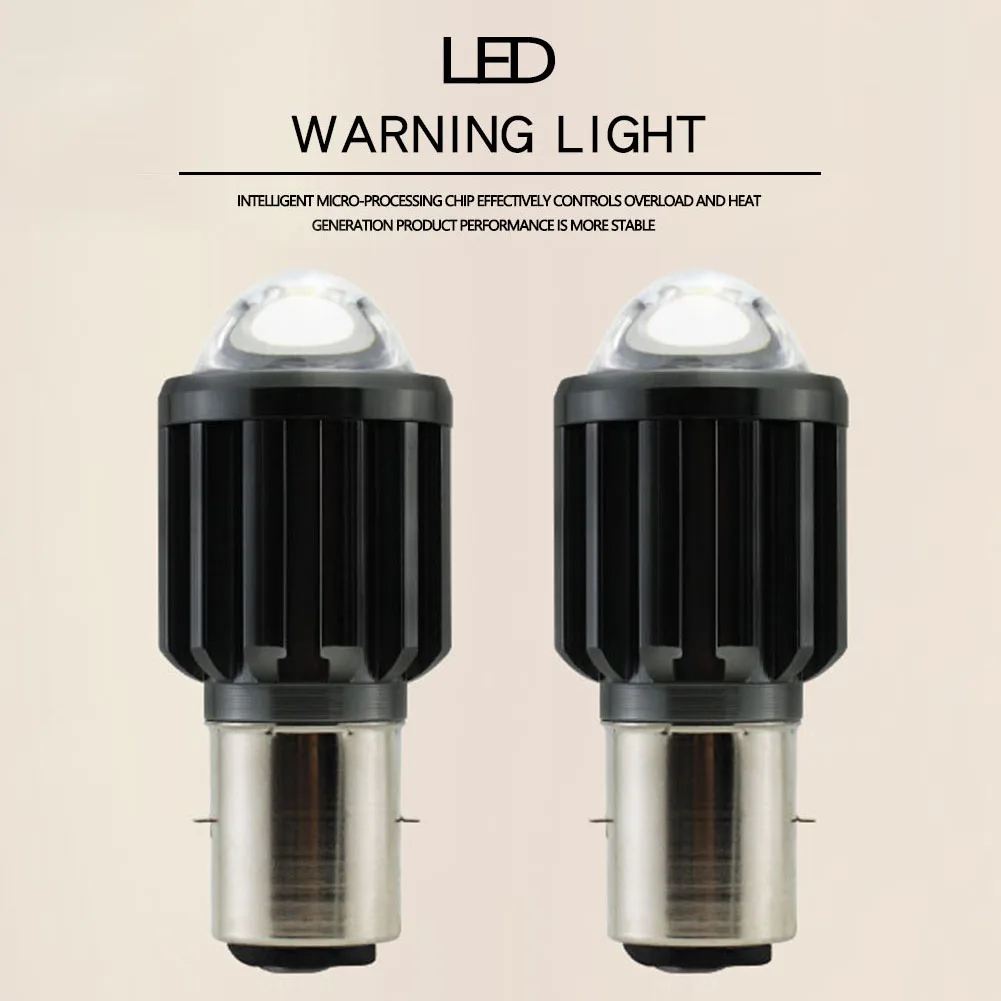 1pc H4 BA20D LED Motorcycle Headlight Bulbs CSP 10000Lm White Yellow Hi Lo Beam Fog Lamp Waterproof Motorbike Scooter Lamp