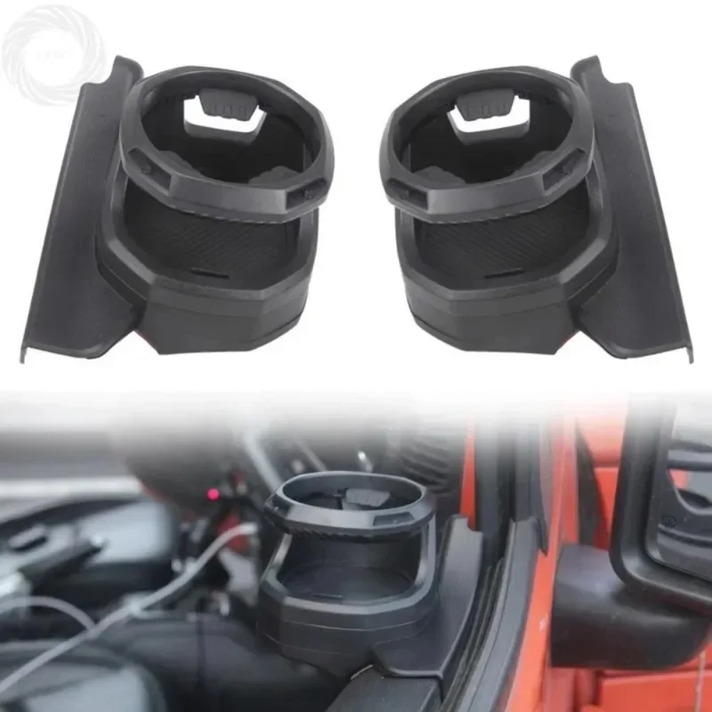 

Гальванический подстаканник для JL Wrangler JT Gladiator, чистый черный, простая установка, автомобильный аксессуар, 1 шт., новый