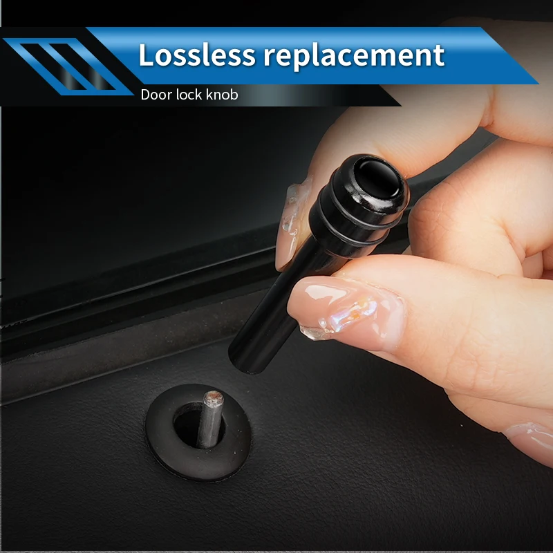 

Aluminium Car Door Lock Pin Handle Car Door Pin Decorative Knob