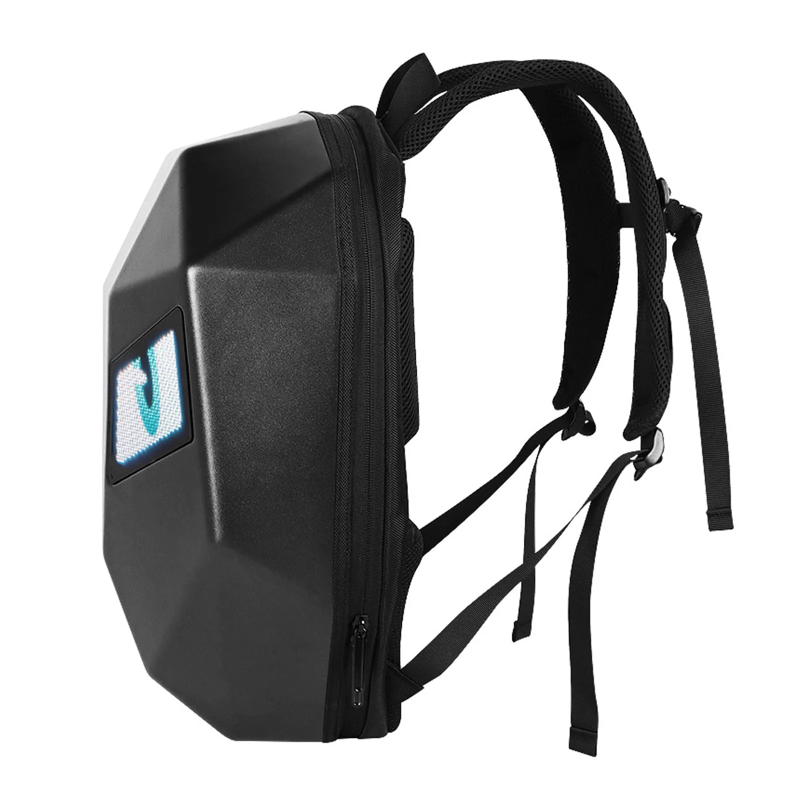 Motorcycle Backpack APP Control 3D Hard Shell Full Color Display LED Backpack Large Capacity Programmable Screen for Riding