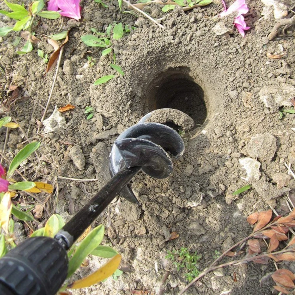 Imagem -05 - Broca Espiral para Jardim Ground Drill Bit Auger Semente Planta Plantação de Flores Hole Digger Tool Tamanhos