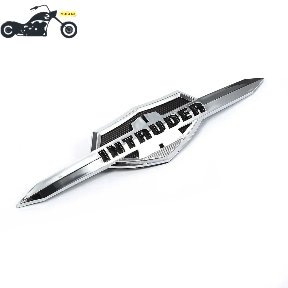 

MOTO N8 Motorcycle Chrome 3D Fuel Gas Tank Emblem Badge Decoration Decals Stickers For Suzuki Intruder VL 400 800 1500 LC1500