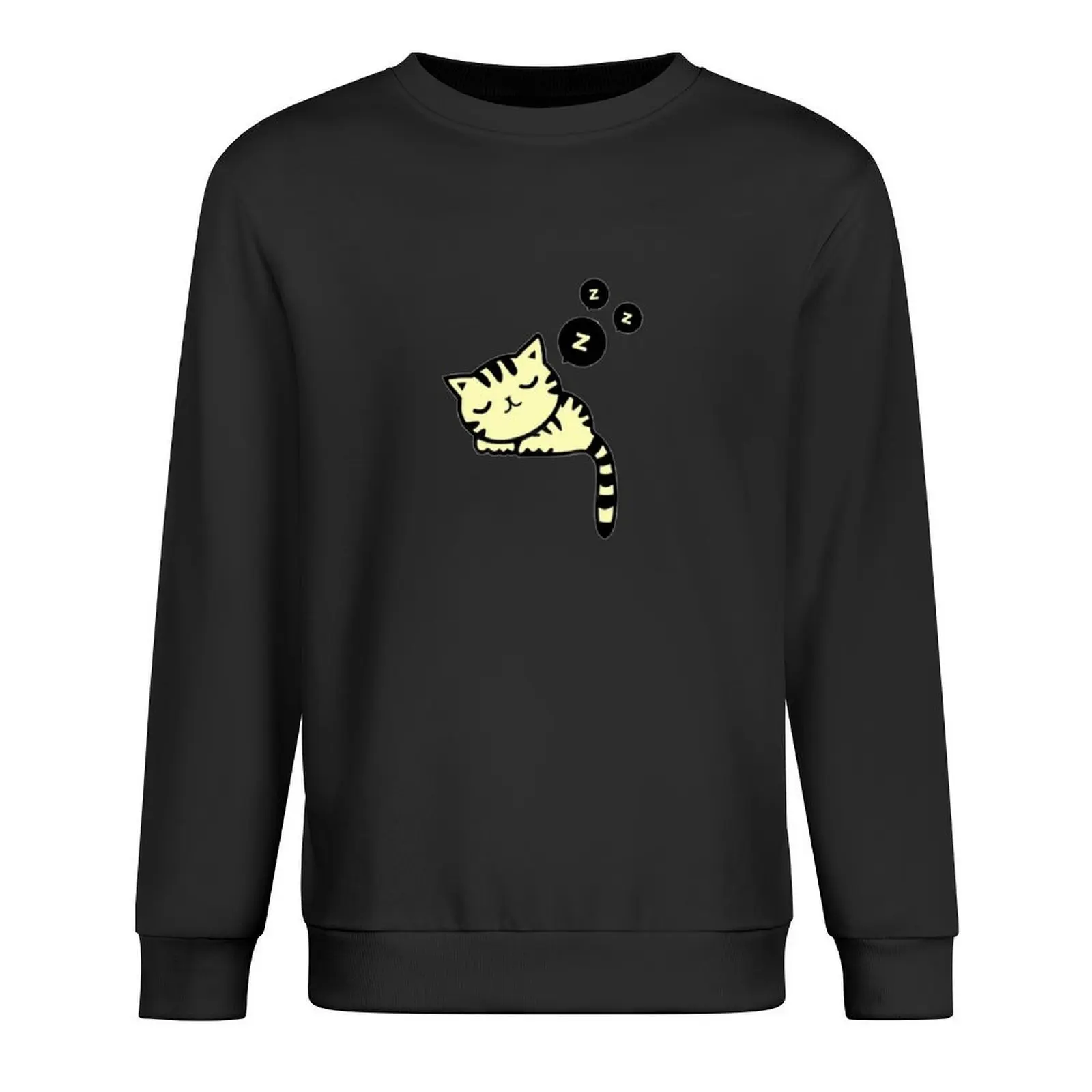 

Cute Sleeping Cat - Adorable Kitten Pullover blouse men clothing men's sweat-shirt sweatshirt for men