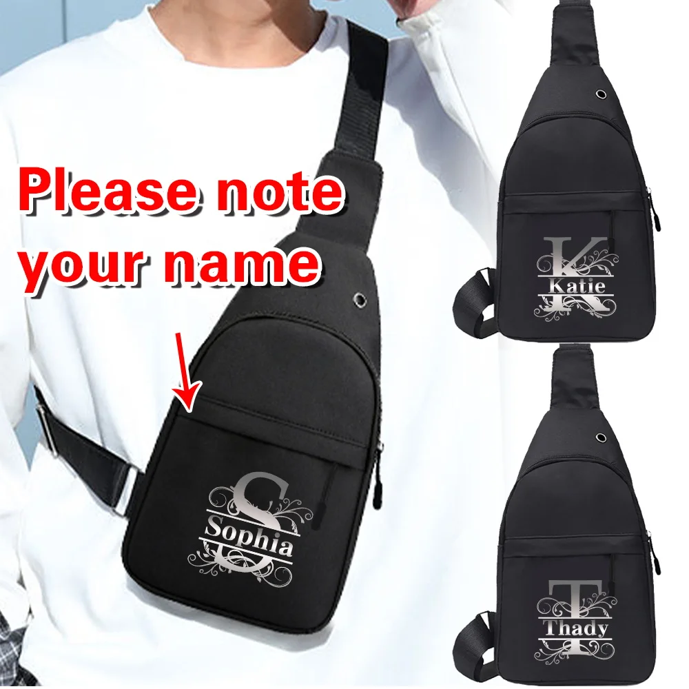 

Personalized Customized Name Chest Pack Fashion Multi-functional Sports Crossbody Bags Fitness Yoga Travel Hiking Chest Bag