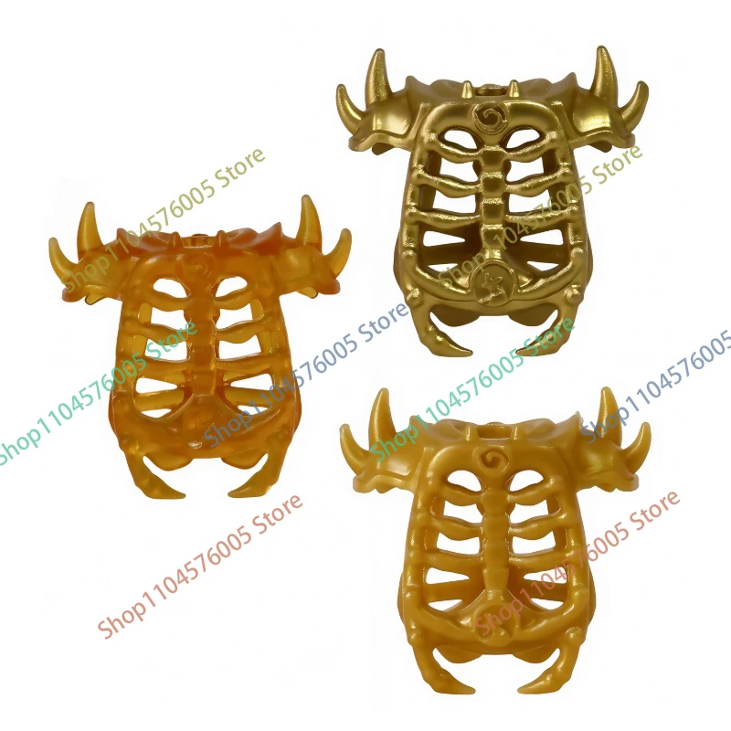 MOC Anime Warrior Accessories Building Blocks Dragon Wing Claw Armor Knife Gold Cloak Blade Sheath Shoulder Armor Gift Brick T29 image 3