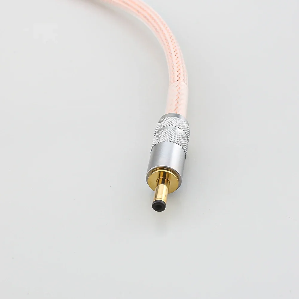 GX16 تيار مستمر التوصيل تيار مستمر كابل Audiocrast Hifi OCC الأسلاك النحاسية الخطي كابل الطاقة GX16-2P إلى DC3513 3.5x1.3 مللي متر عالية الدقة الصوت