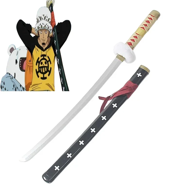 Role Play Trafalgar D Water Law 76cm Bamboo Assembled Katana Weapon Cosplay Anime Trafalgar Law 30inch Sword Model